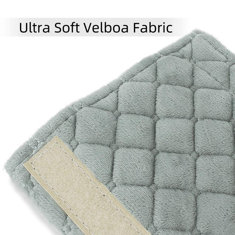 surpassme Car Seat Belt Pads Cover, 2 Pack Seat Belt Shoulder Strap Covers Protector to Release Stress to Your Neck and Shoulder for a Safety Driving (Grey) - Image 4